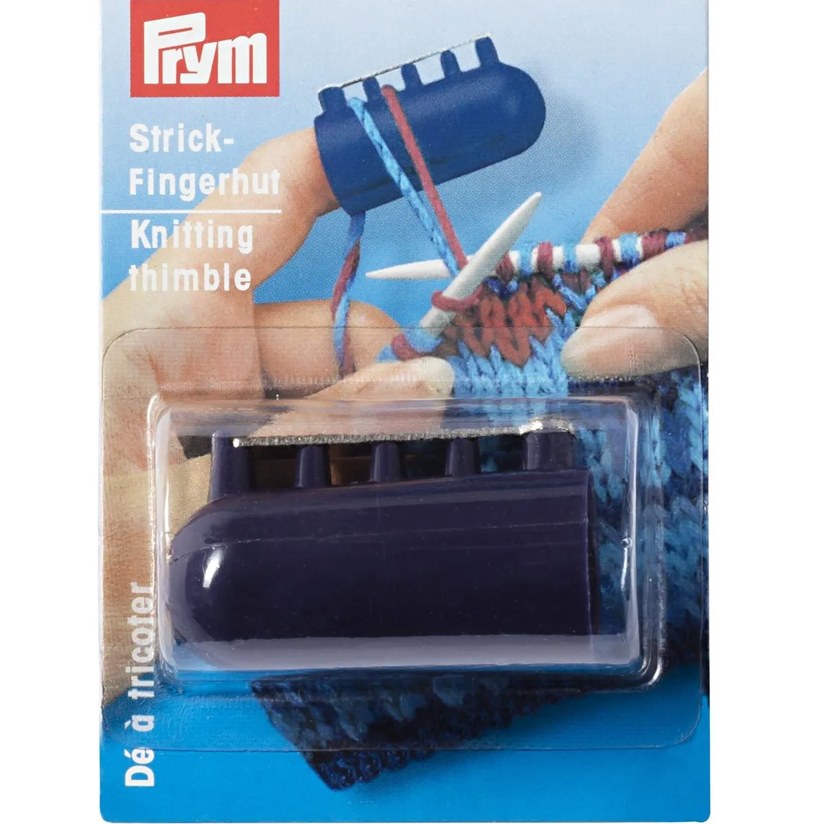 Prym Norwegian Knitting Thimble with 4 Yarn Guides