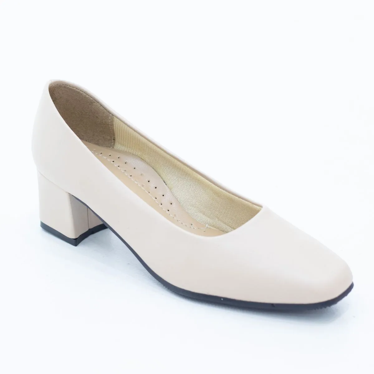 LaMara Paris Local Basic Comfort 5.5cm Heel Court Shoe - Nude