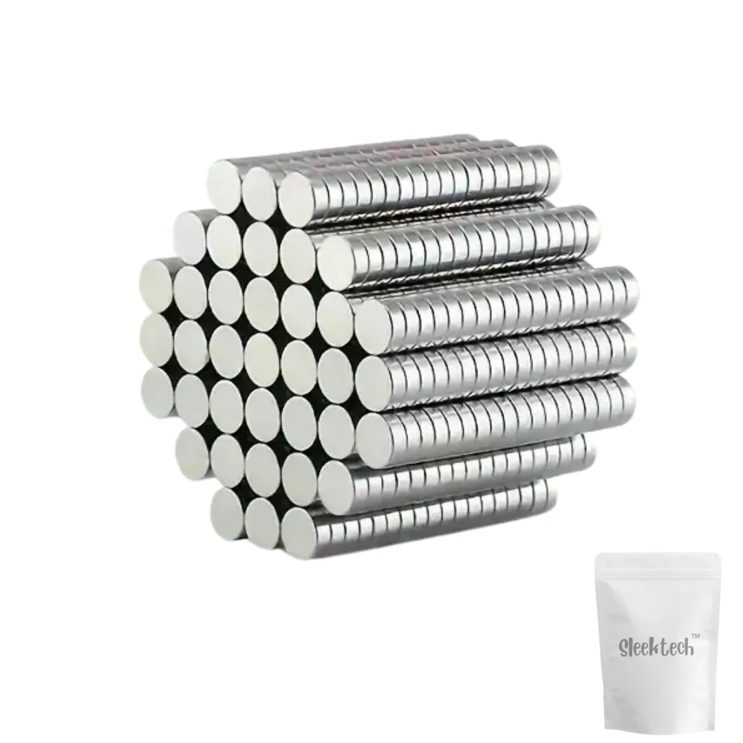 SleekTech N35 Neodymium Rare Earth Disc Magnets 5mm x 2mm - 200 Pack