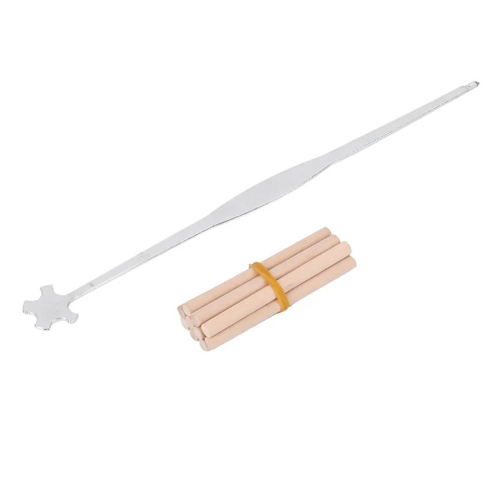 10pieces Violin Sound Post Setter (Wood/Steel)