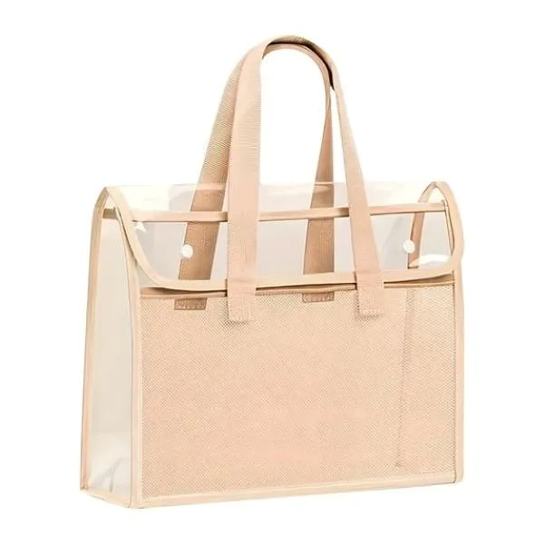Oxford Document Storage Bag File Organizer - Beige