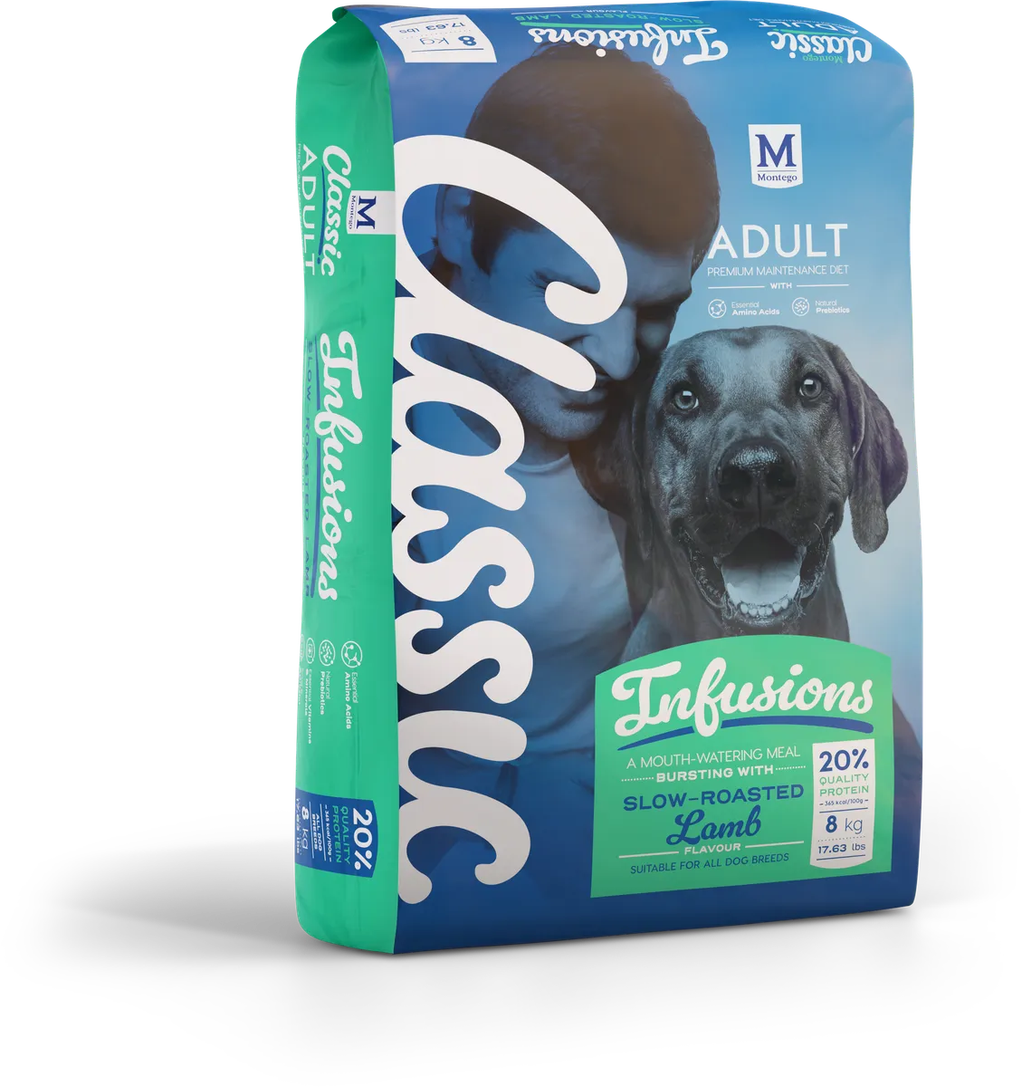 Montego Classic - Infusions Slow Roasted Lamb Adult Dog Food - 8 kg