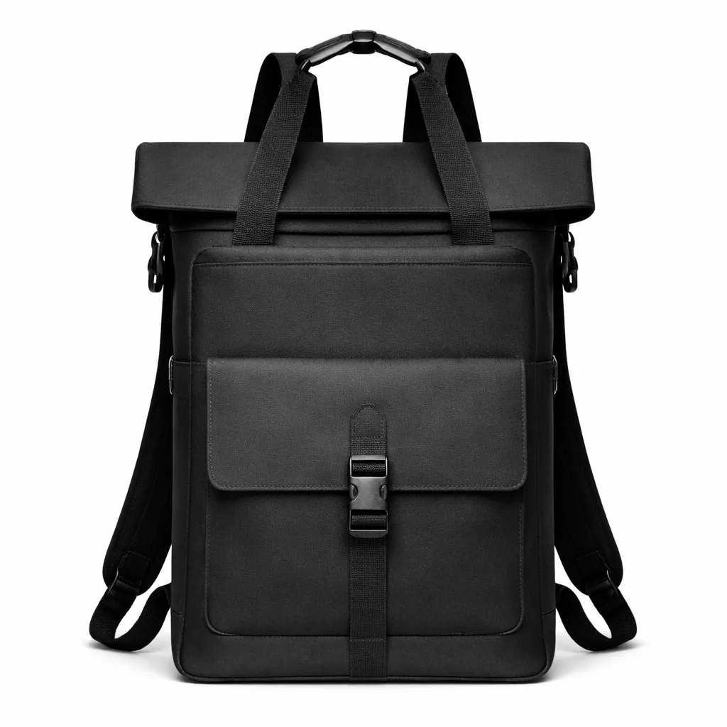 15.6" Roll Top Laptop Backpack - Travel & Work Bag