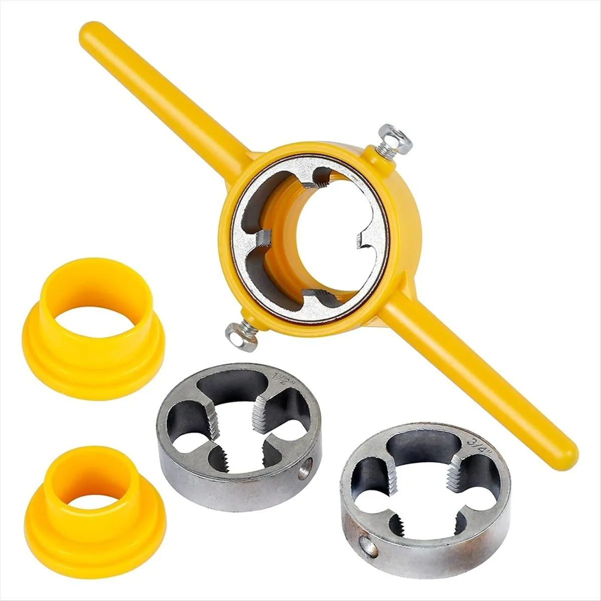 6 Pcs Pvc Thread Maker Tool Pipe Threader Plumbing Compatible with None