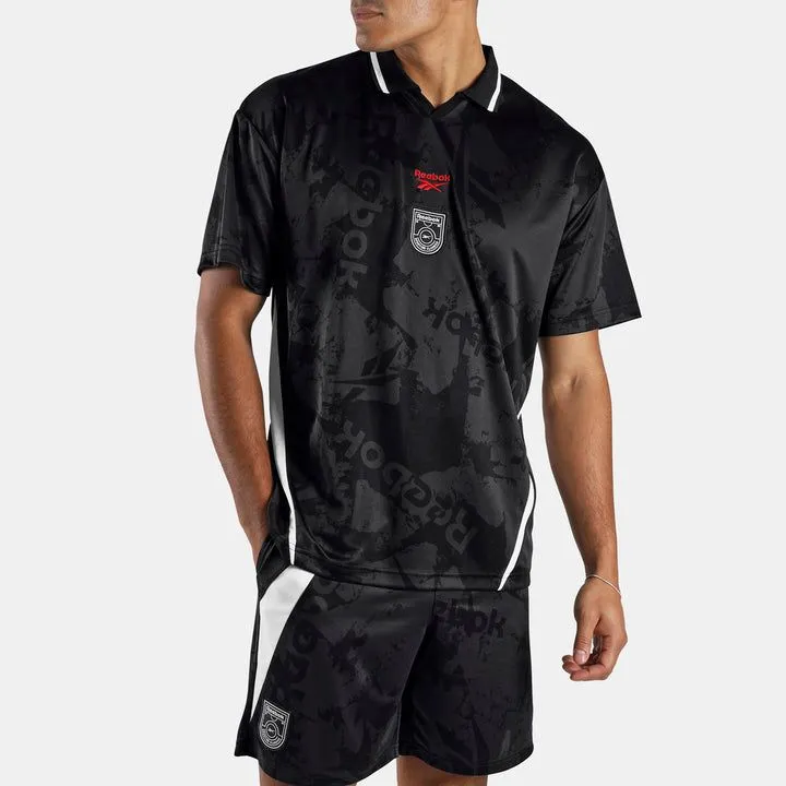 Reebok Unisex Street Sport Football Jersey - Black/White