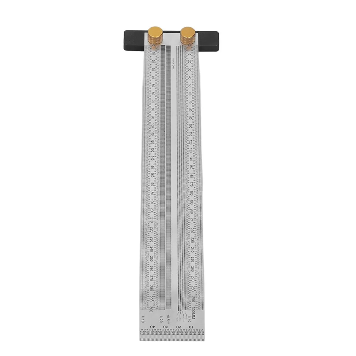 T Ruler Stainless Steel Woodworking Scribe 300mm