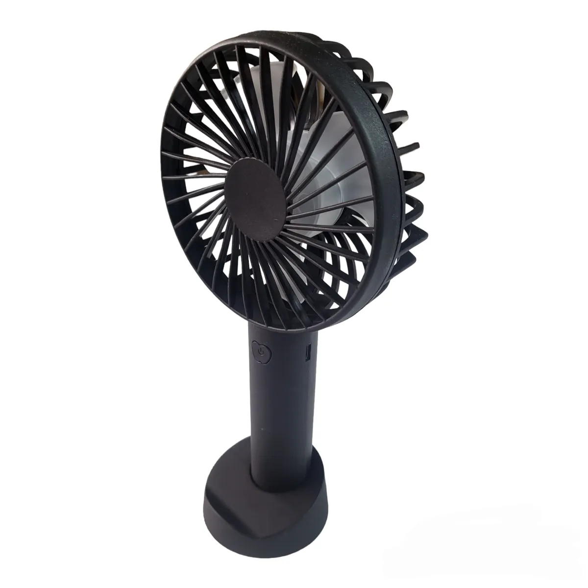 Indoor & Outdoor Touch Controlled Powered Hand Fan - Black
