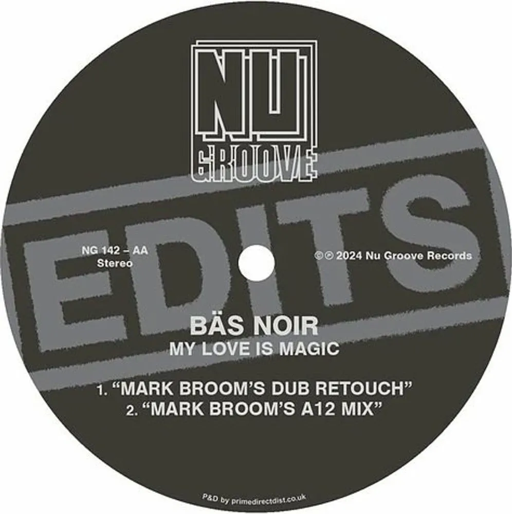 Bas Noir - My Love Is Magic 12" Vinyl Single (Bushwacka & Mark Broom Mixes)