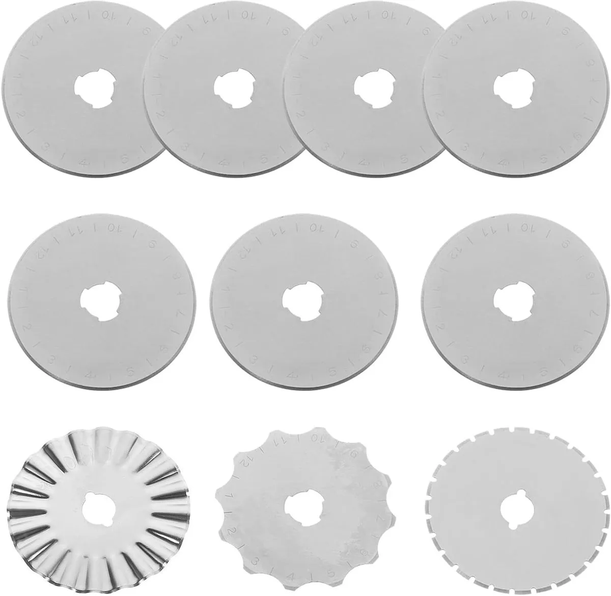 10pcs 45mm Rotary Cutter Blades Sewing Craft Blades Replacement