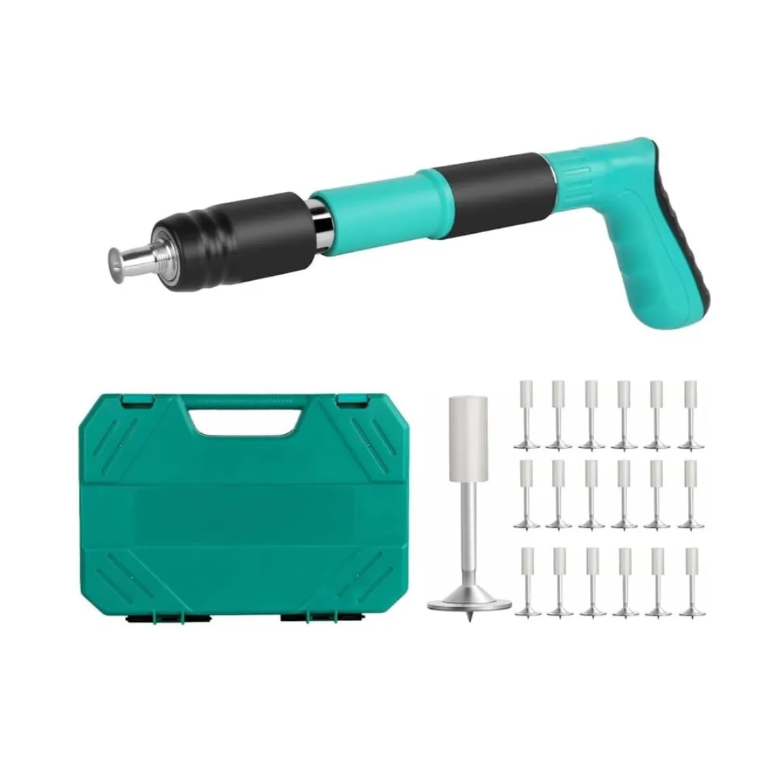 Manual Steel Nail Gun Tool Kit - Portable Cordless Nail Gun Set