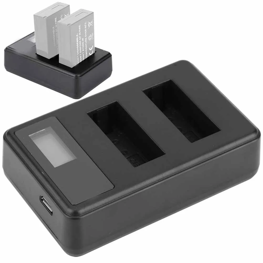 LP-E12 Dual Slot Charger with LCD