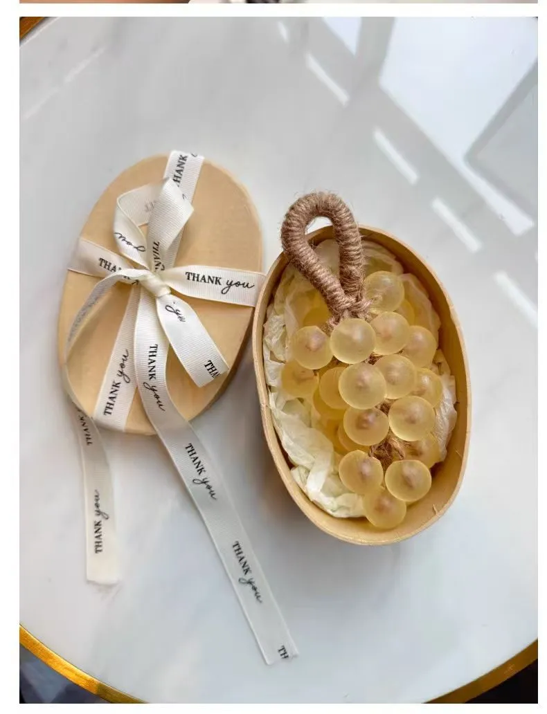 Crystal Grape Soap Gift Set | Pretty Hand Soap & Bathroom Ornament |