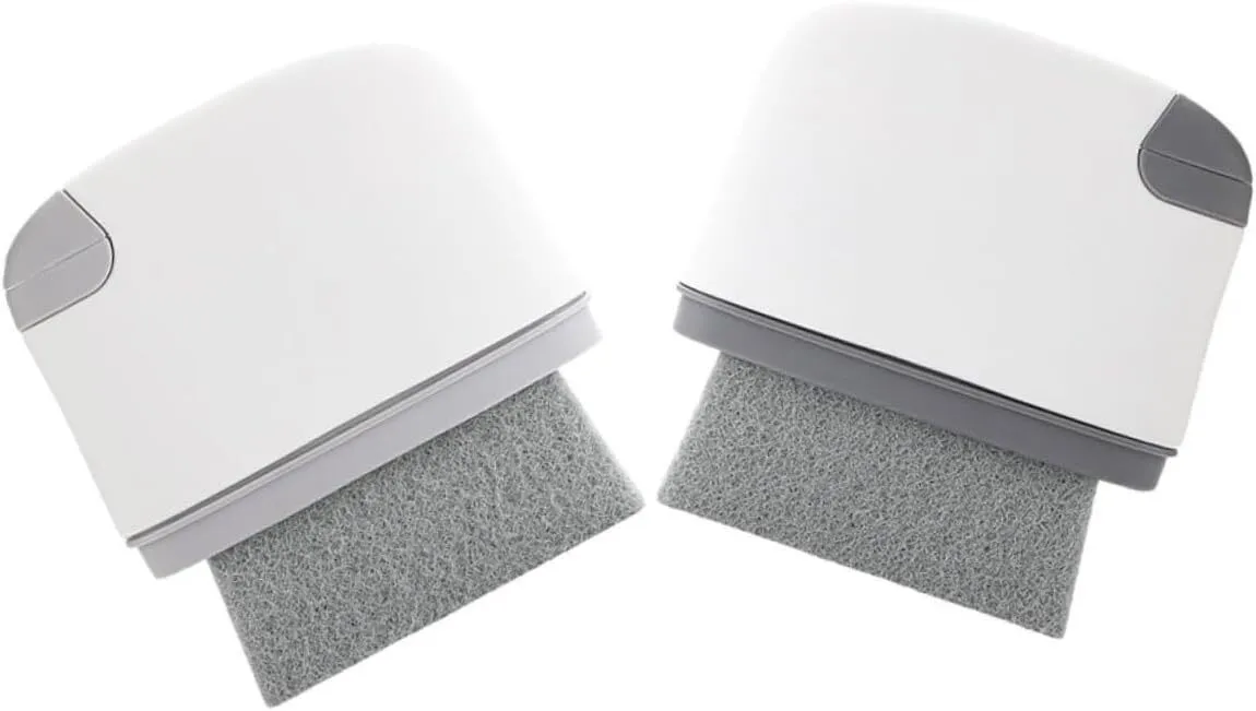 2 Pack Window Groove Cleaning Brush Multi-use for Sill Track Car Vents