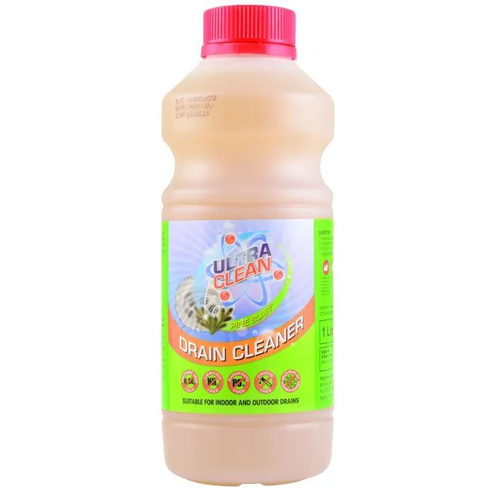 Ultra Clean Pine Fresh Liquid Drain Cleaner 1L UCDC1L