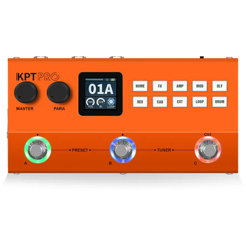 M-VAVE KPT-PRO Guitar Multi-FX Pedal - Orange
