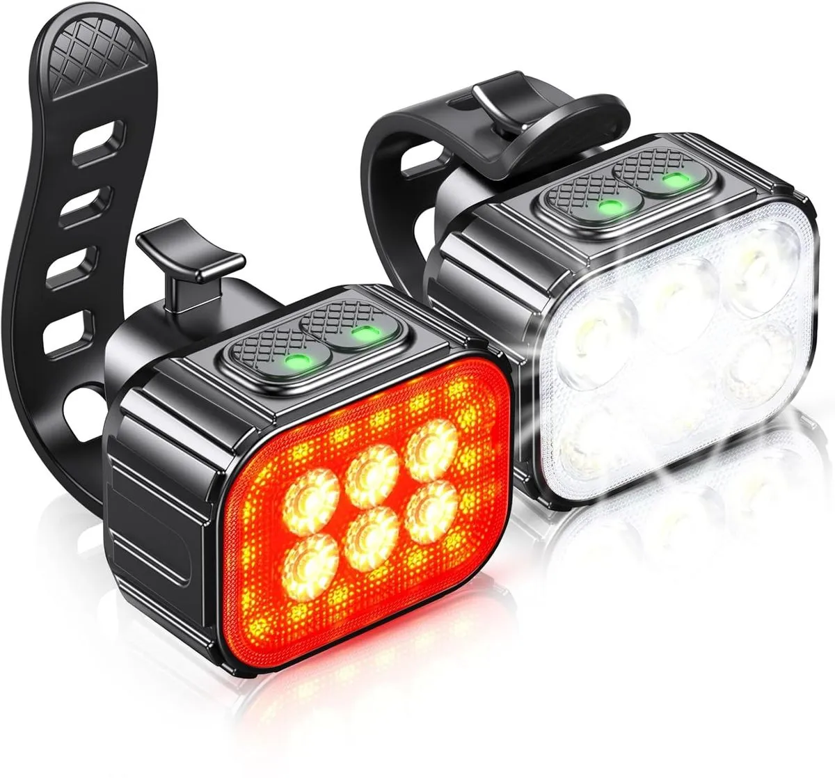 Bike Lights - Waterproof Bike Lights for Night Riding/Cycling Safety