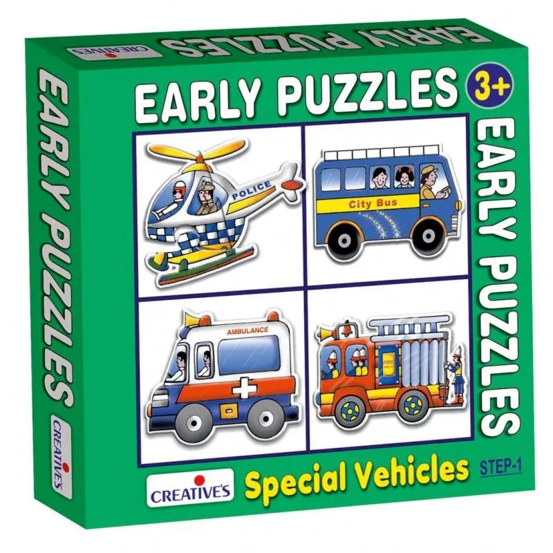Creatives Early Puzzles Special Vehicles (0738)