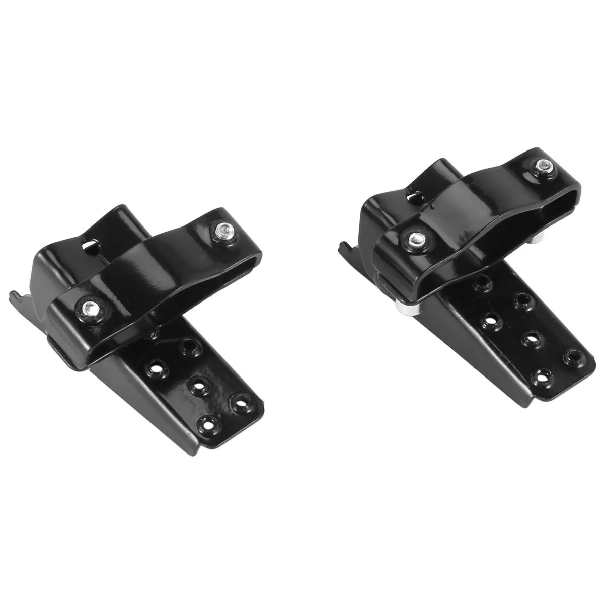 1-Pair Black Steel Motorcycle Bike Accessories Foot-Pedal mm-30 mm