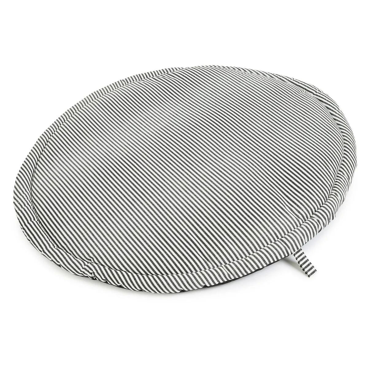 George & Mason Baby - Round Playmat - Black & White Stripe