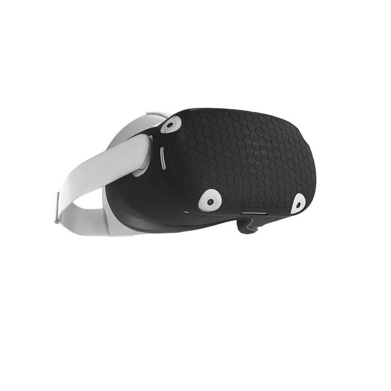Durable & Anti Scratch Silicone Protective Shell Cover For Oculus Quest 2 - Black