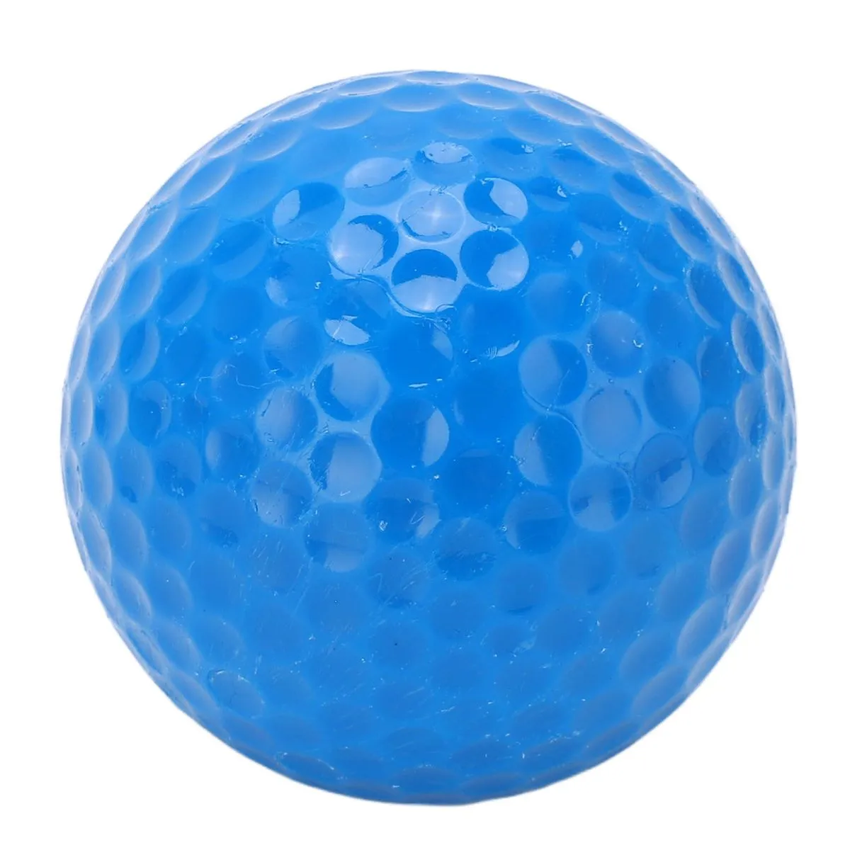 Floating golf balls dark blue