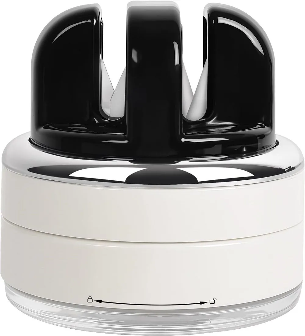Hands Free Knife Sharpener with Suction Base, Multi-Angle for Kitchen Knive
