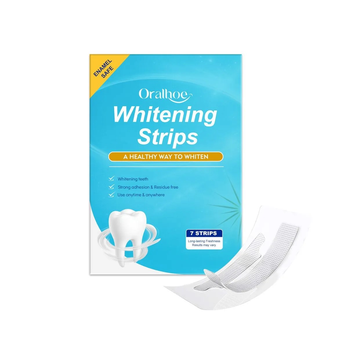 Brightening Teeth Strips Gentle Dental Care Car Accessories