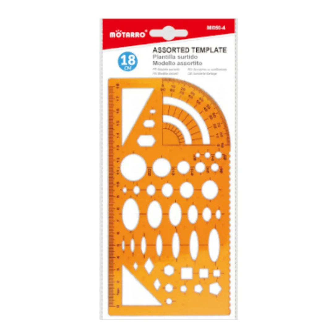 Motarro Orange Template - Assorted 18cm