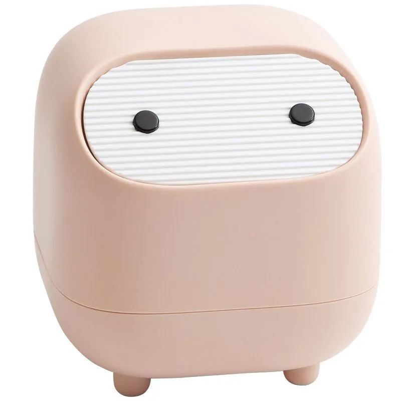 Ninja Desktop Trash Storage bin - Pink