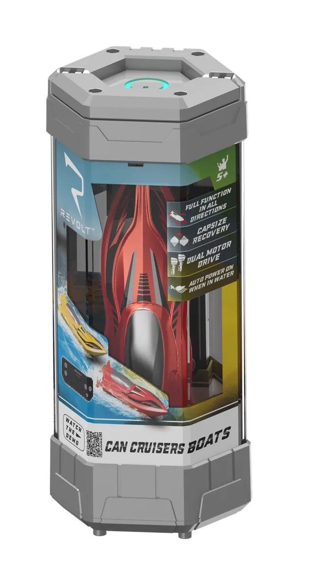 Revolt Can Cruiser Boats Remote Control - Red