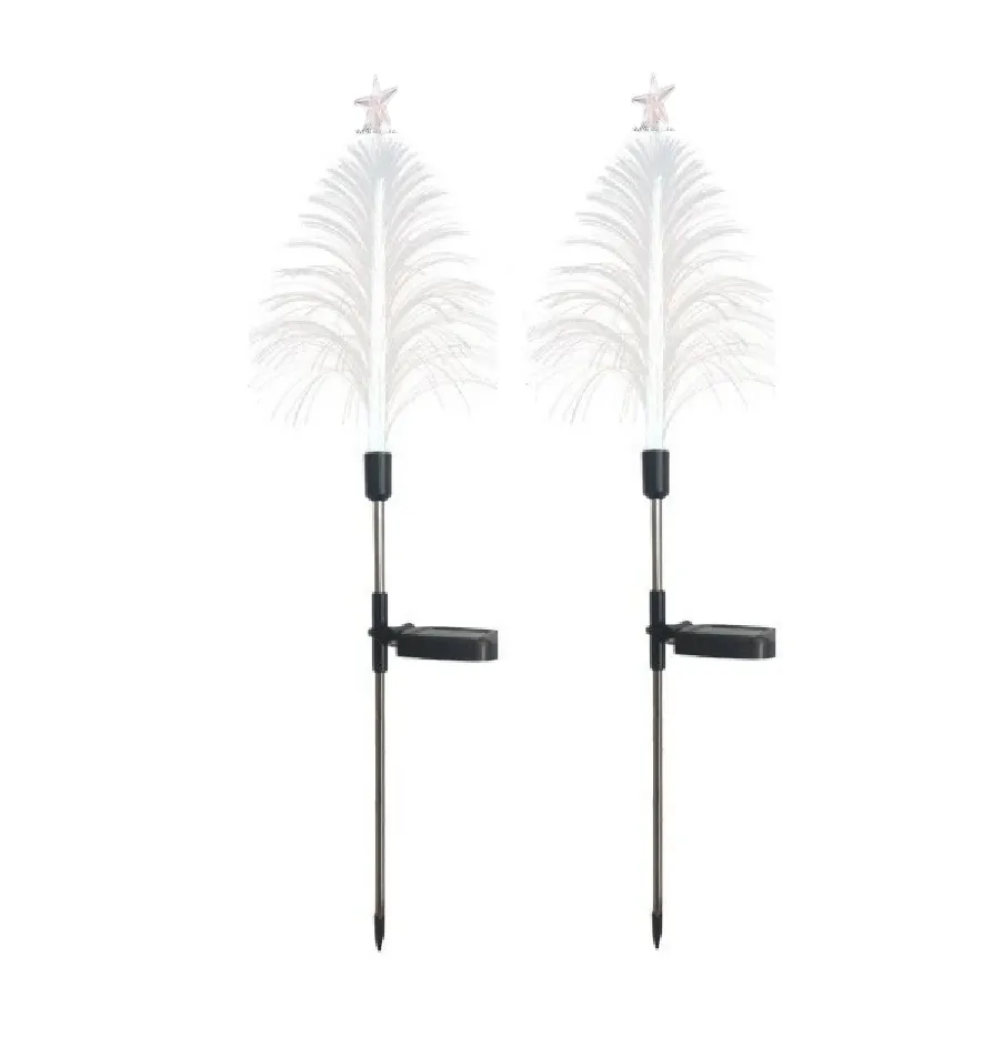 2 x Solar Christmas Pathway Lights Waterproof Yard Patio Lawn Stake Lights - START