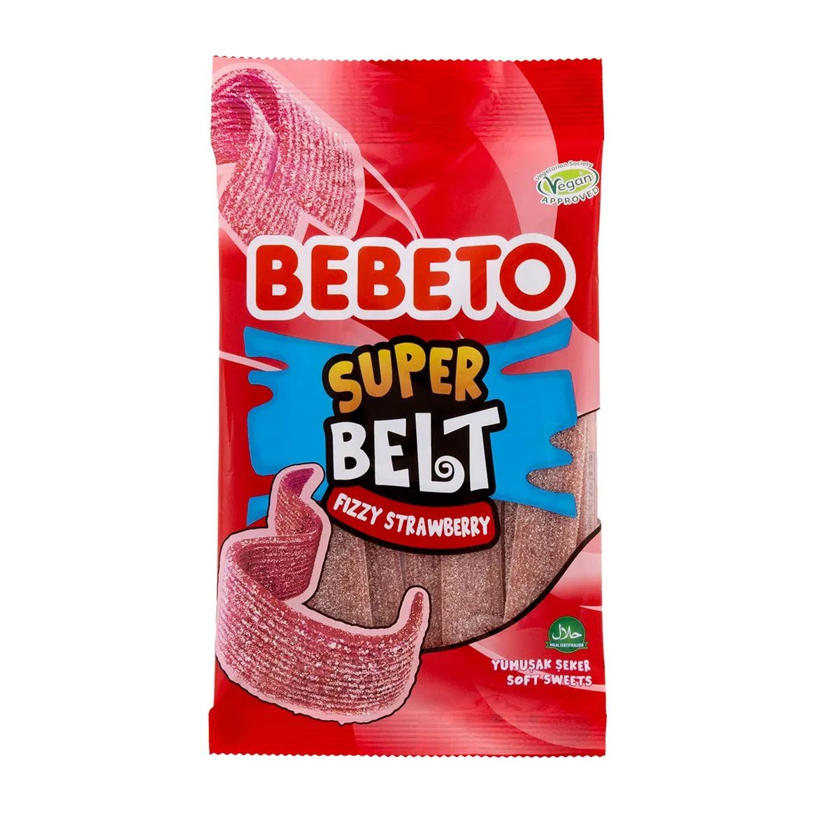 Bebeto Super Belts Fizzy Strawberry 2 Pack