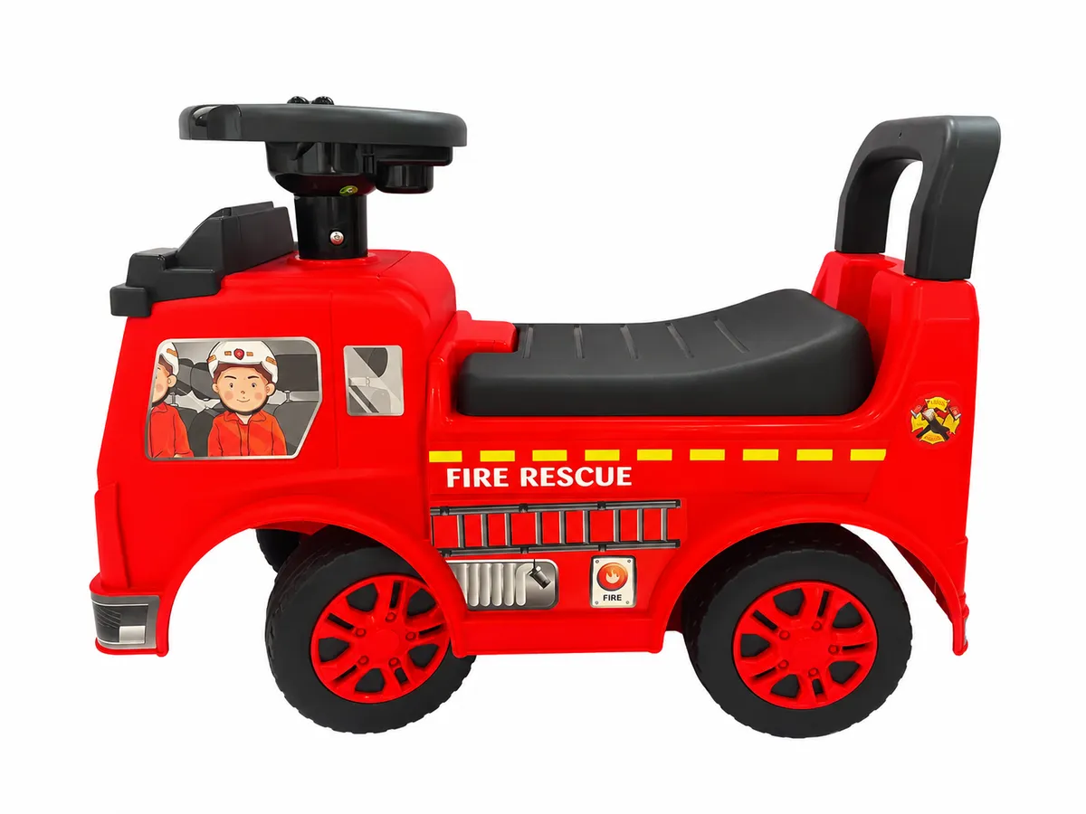 Kids Fire Rescue Ride-On Push Car