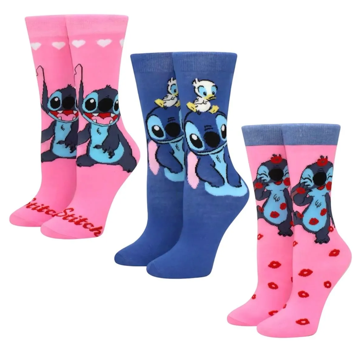Lilo and Stitch Novelty Socks 3 Pairs