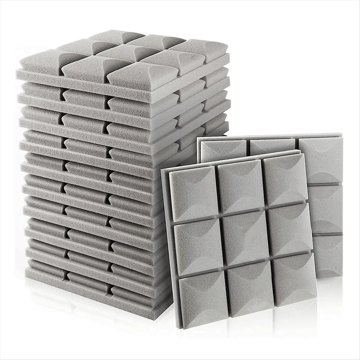 12 Pcs Soundproofing Foam Panels Acoustic Foam Compatible with Universal