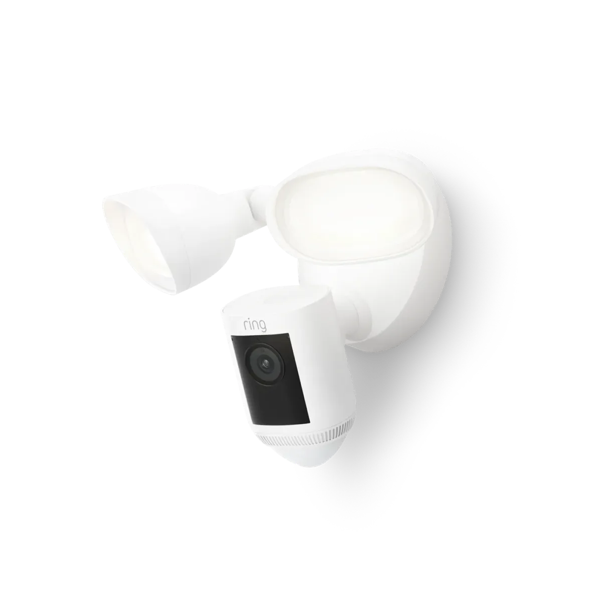 Ring Floodlight Security Camera Pro | 1080HD | Bird's Eye View - White