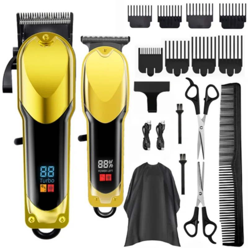 Professional Hair Clipper for Men Grooming Kit Cutter and Trimmers Set