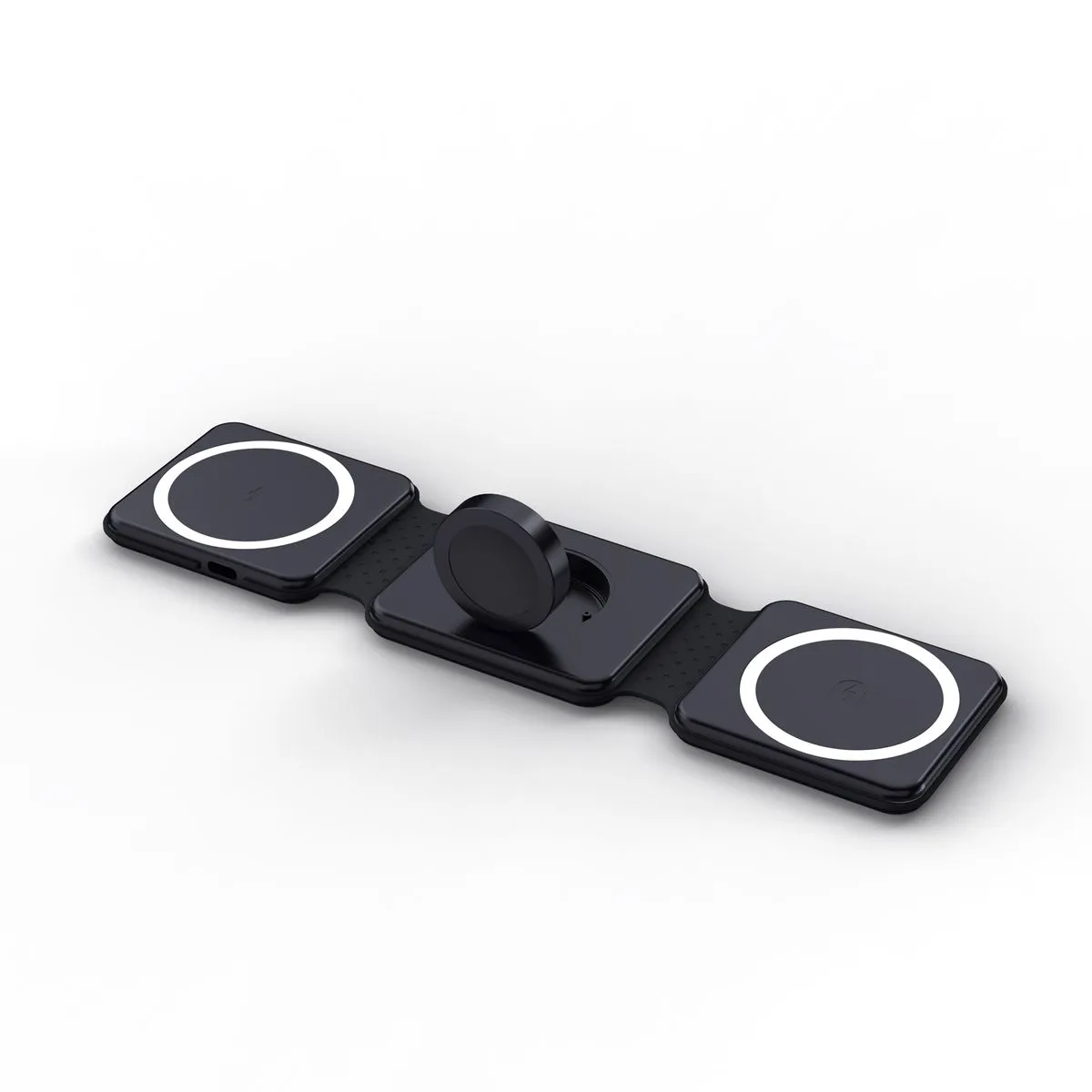 3 In 1 Multifunctional Magnetic Wireless Charger - Black