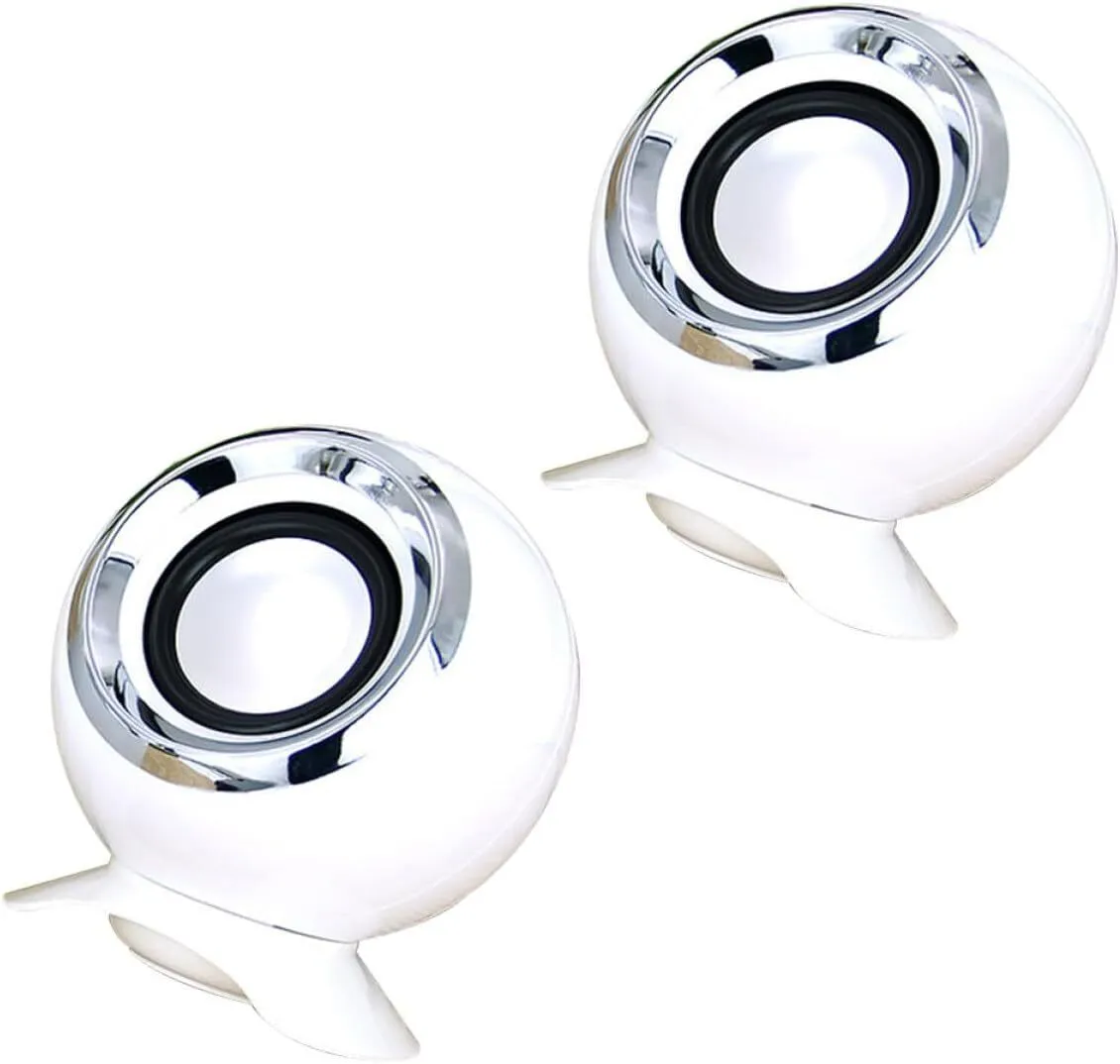 Mini USB Computer Speaker Bass Diaphragm Compatible with Laptop and M