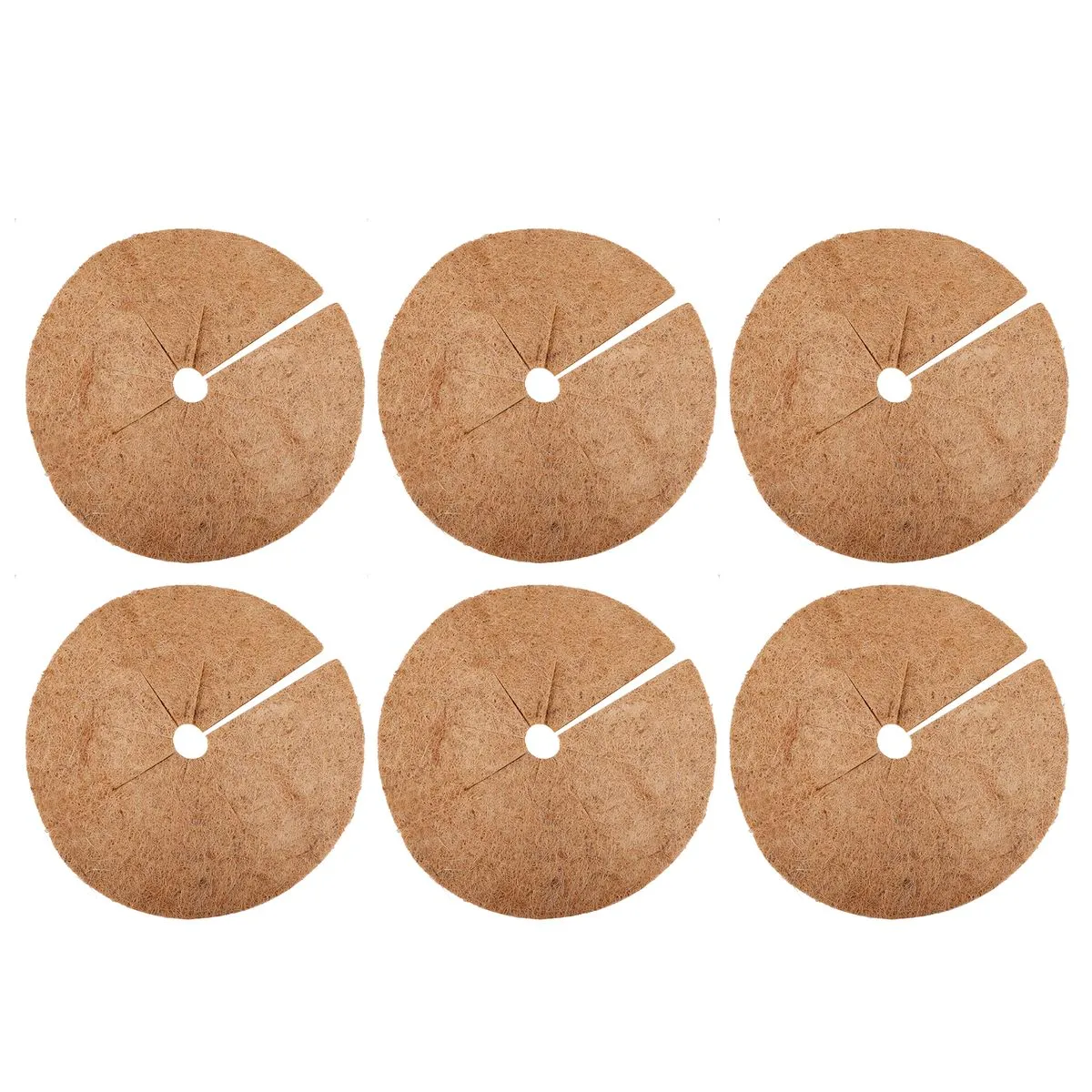 24 Pieces 20cm Coconut Fiber Mat compatible with Flower Pots