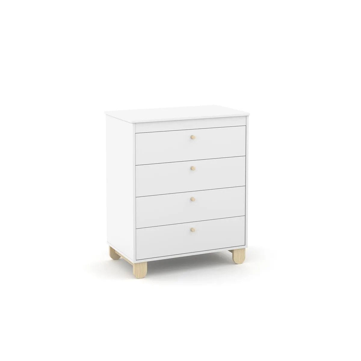 George &Mason Baby - Zupy 4 Drawer Chest of Drawers - White