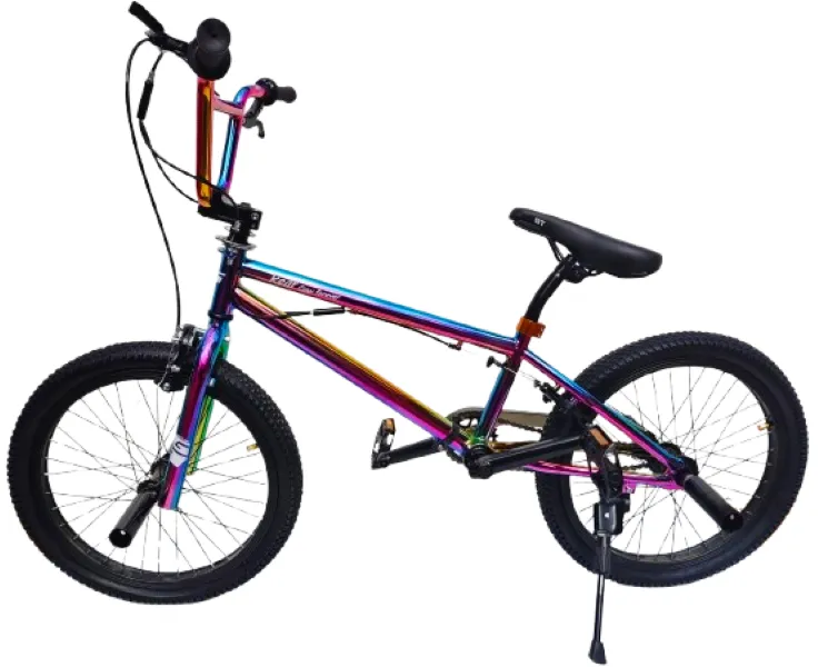 BMX 20 '' inch Pink ,Blue ,Gold Chrome Bicycle / Trick Bicycle