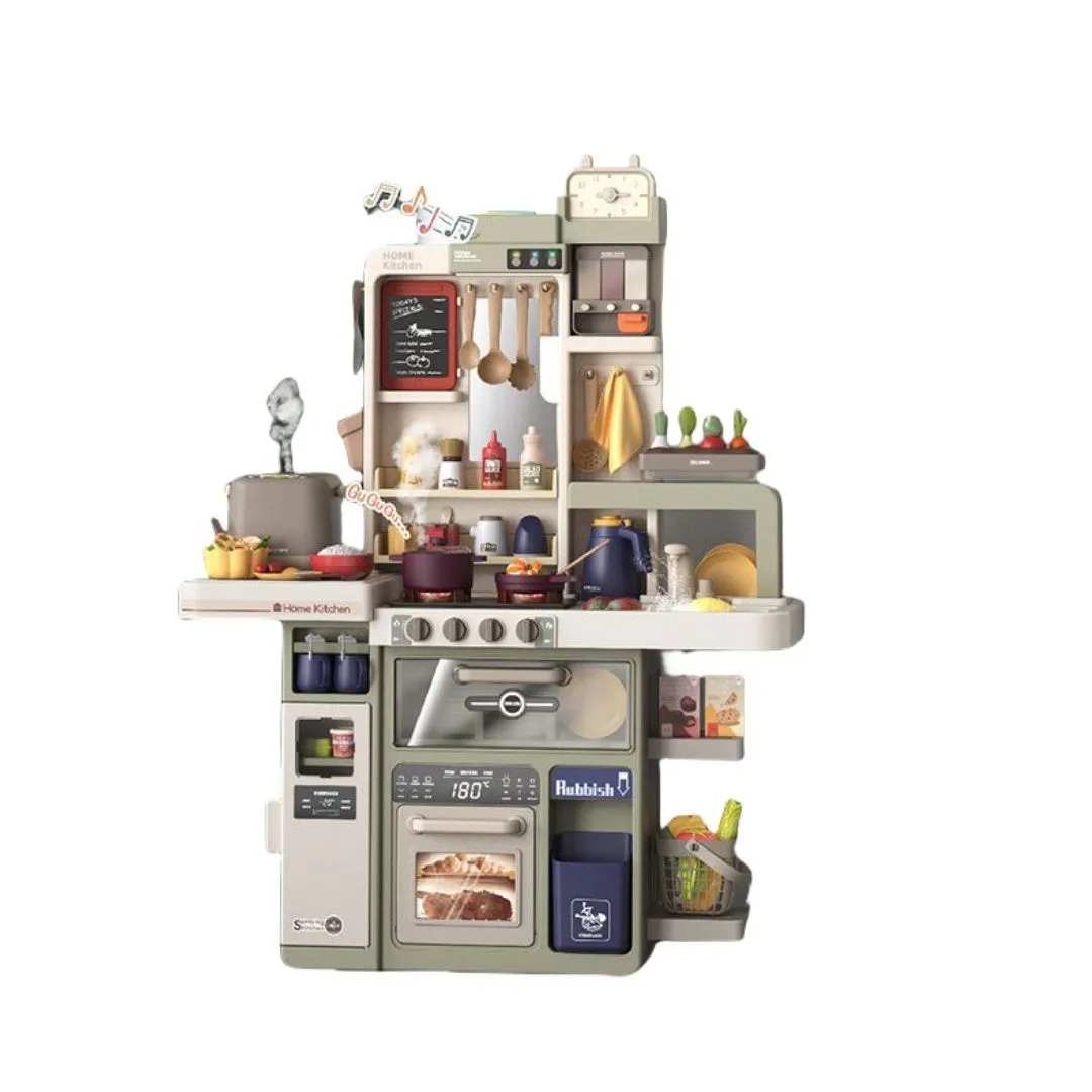 88 Pieces Kids Play Kitchen Toys Set - Green