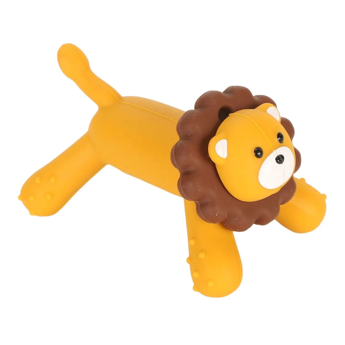 Lion Shape Baby Teether Toys Washable Soft Silicone Toys Oral Training Toys