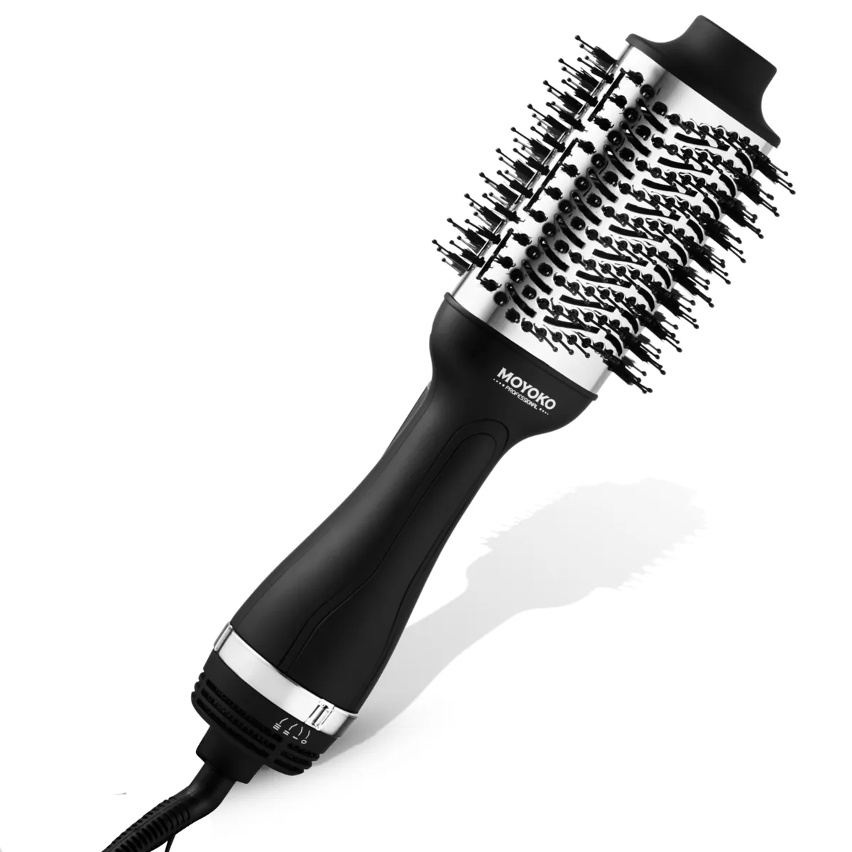 Moyoko Magnitude Blowbrush - Hair Dryer Brush - One Step Hair Dryer - 3-in-1 - Hot Air Brush - Black