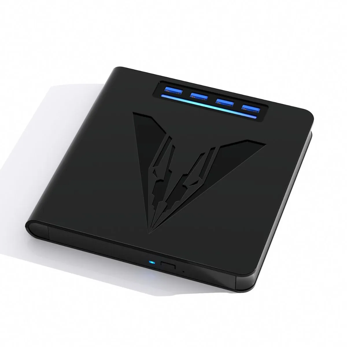 USB 3.0 Type-C CD DVD +/ -RW Drive,With 4 USB Ports And 2 SD Card Slots