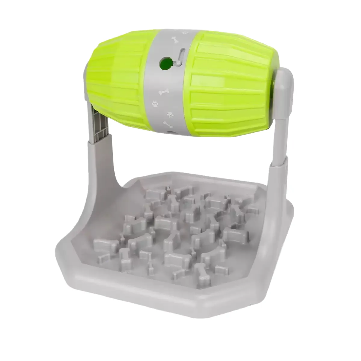 Interactive Slow Feeder Dog Bowl, Puzzle Maze Pet Feeding Toy, Green