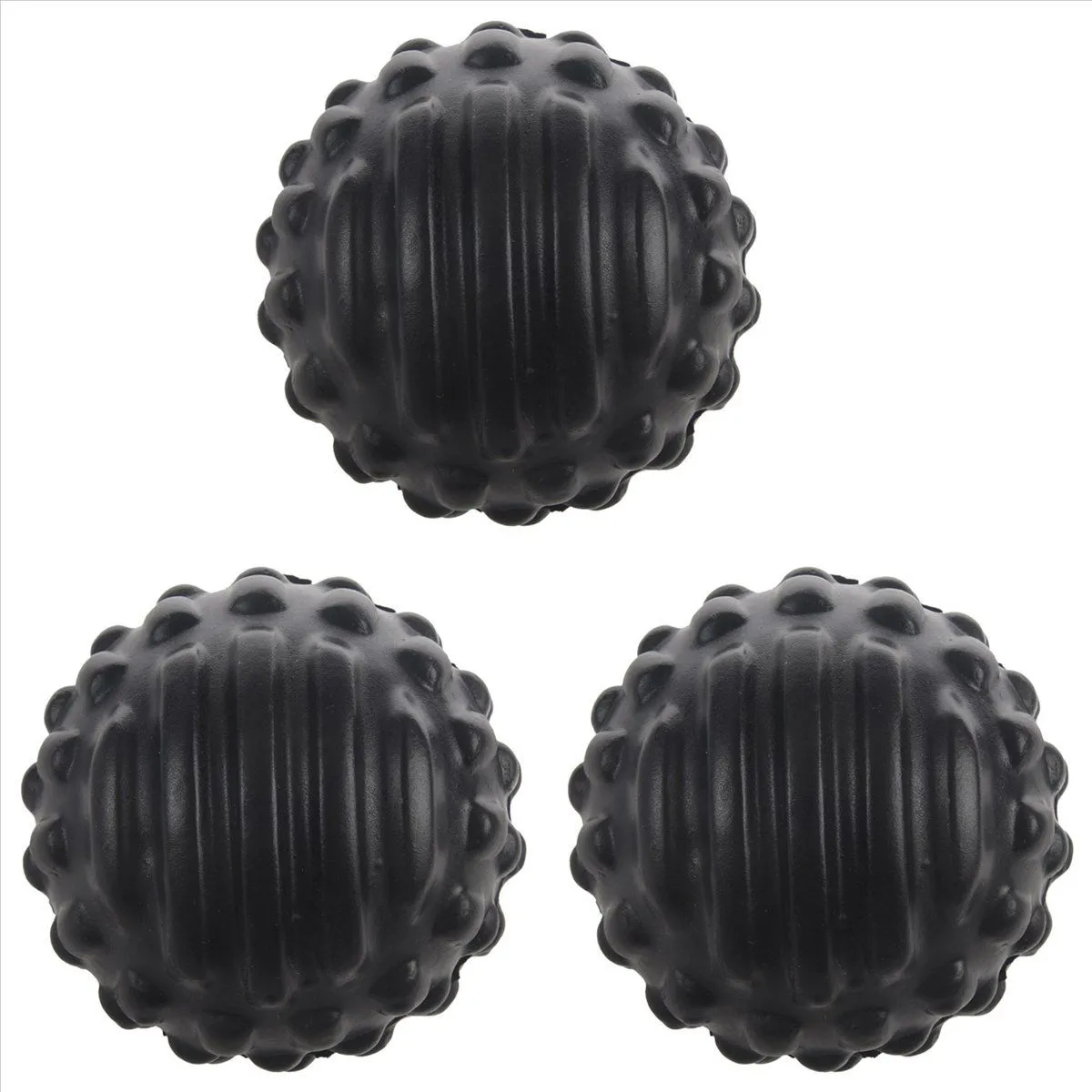 Pu Foam Bump Fascia Ball Muscle Relaxation Fitness Massage Ball Black