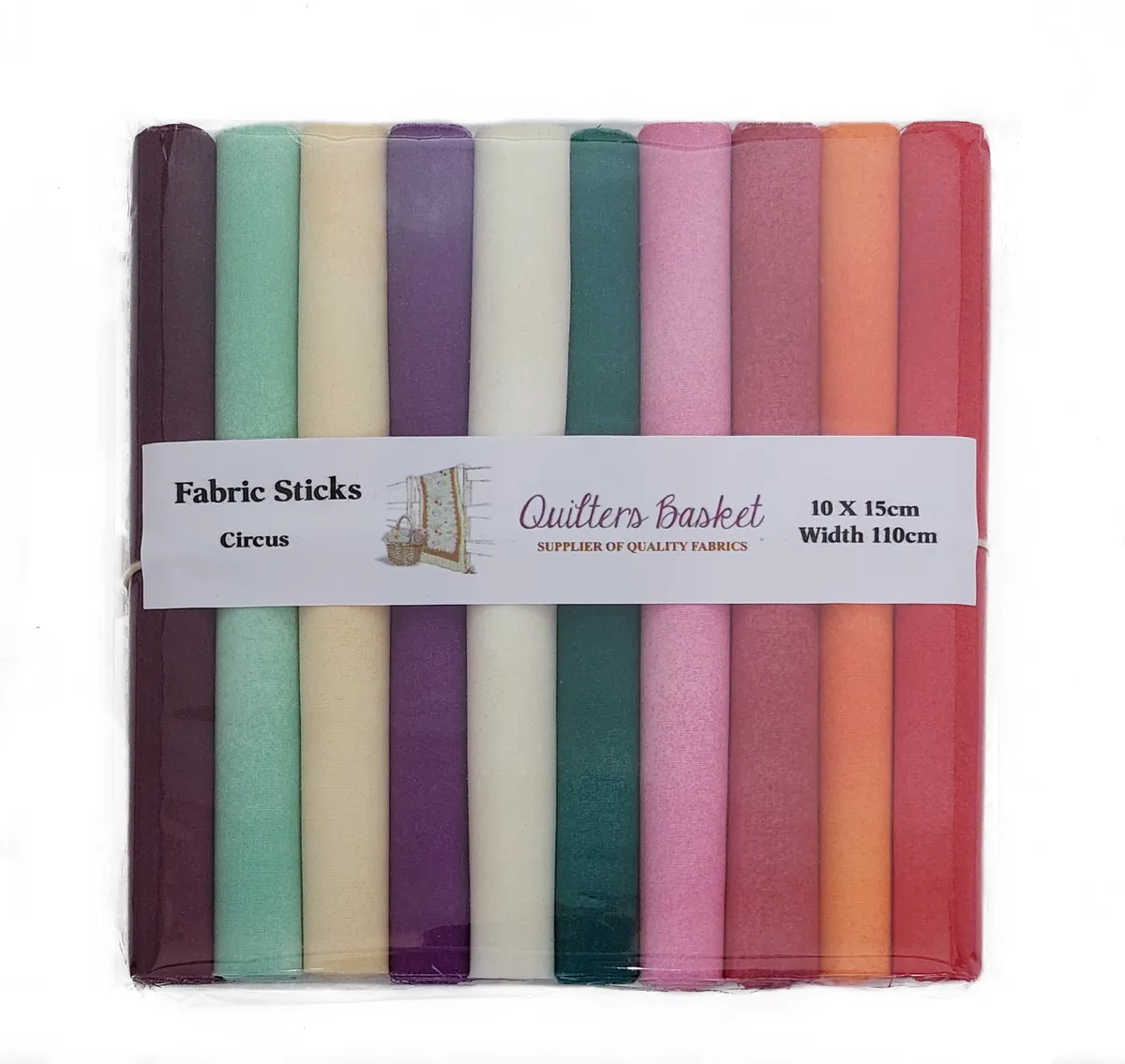 Quilters Basket Fabric Sticks - Circus