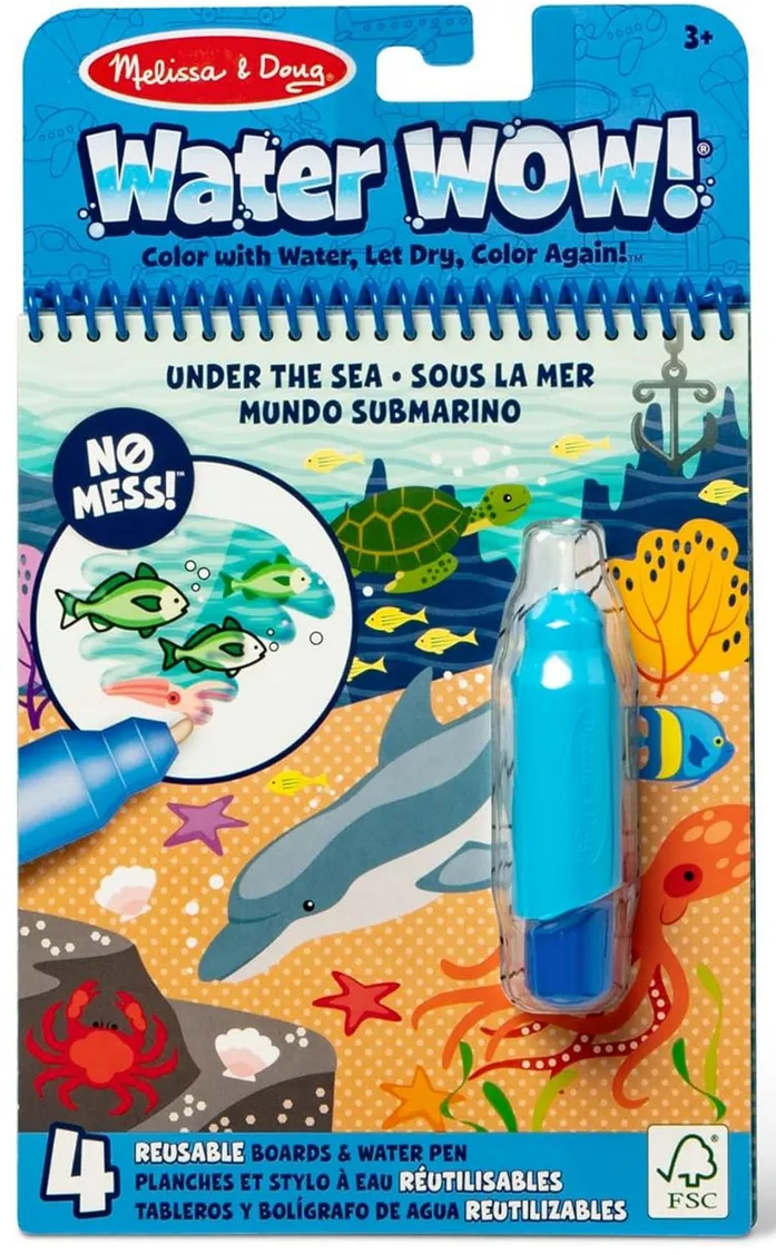 Melissa & Doug On the Go Water Wow! Water-Reveal Pad - Under The Sea